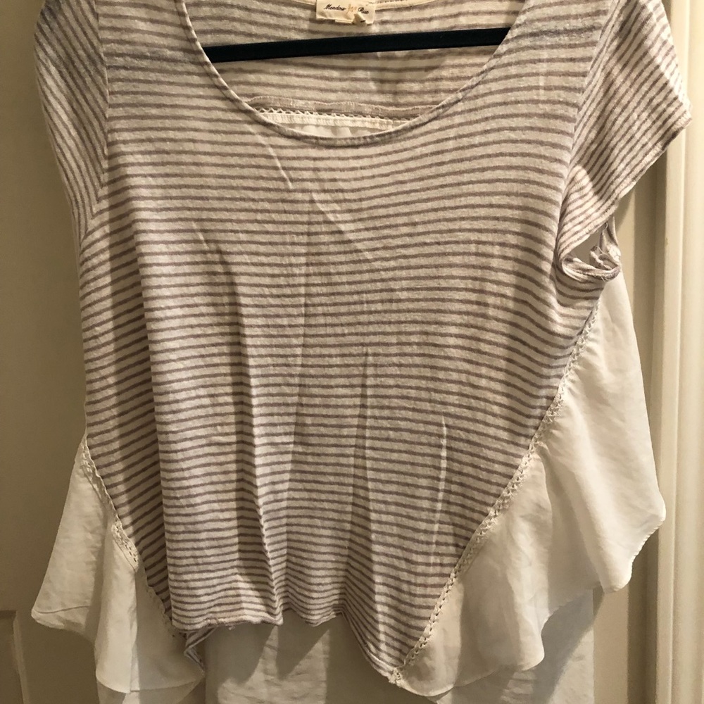 anthropologie striped top